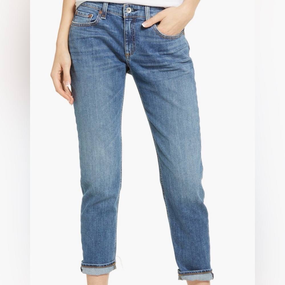 rag & bone women’s Dark Blue boyfriend jeans